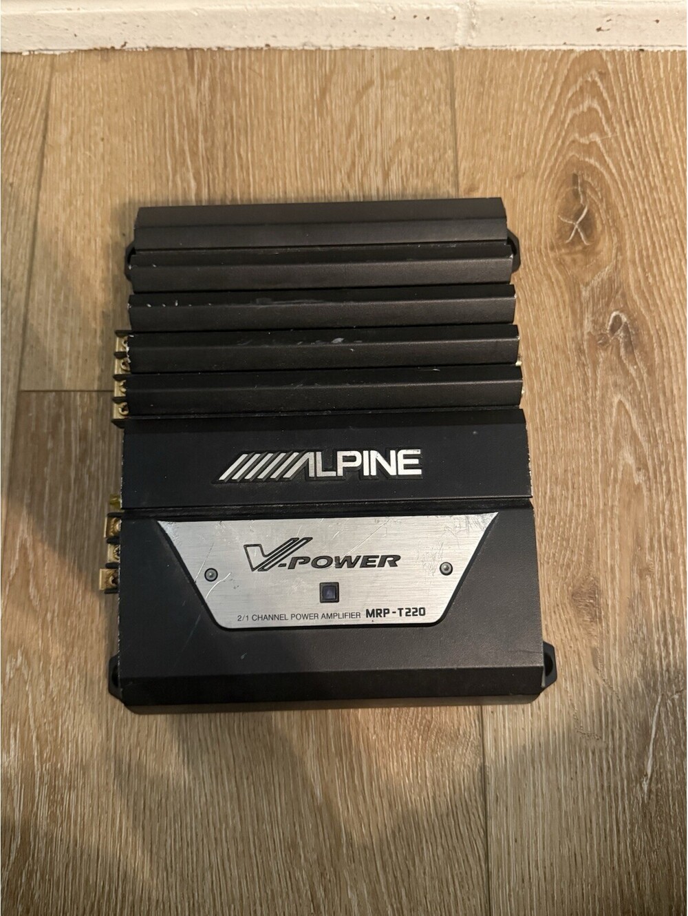 Alpine V-Power MRP-T220 Car Amplifier 2/1 Channel 12V Untested As-Is
